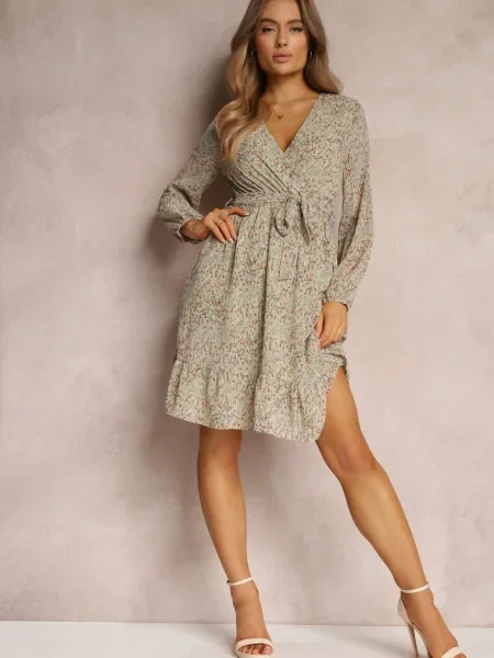 Rochie mentă Olaleia verde