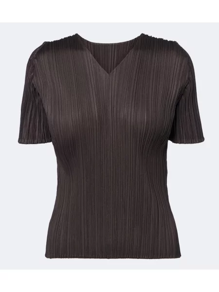 Top Pleats Please Issey Miyake gri