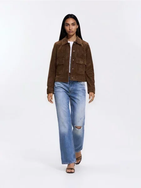 Reserved Blugi straight albastru