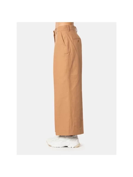 Spodnie Weekend Max Mara beżowe