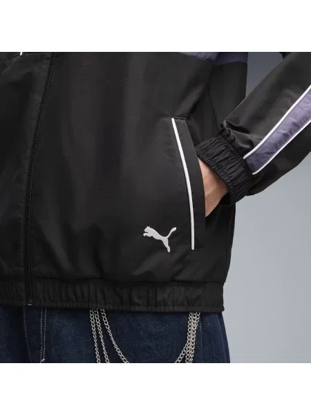 PUMA bluza dresowa z tkaniny T7 o luźnym kroju Akcesoria S czarny