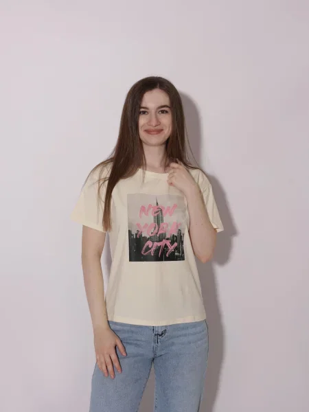 Футболка Stream желтая