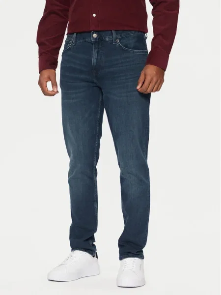 Tommy Hilfiger Blugi Denton Straight Fit albastru
