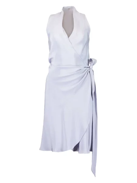 Rochie midi Peter Cohen fără mâneci până la genunchi de costum violet