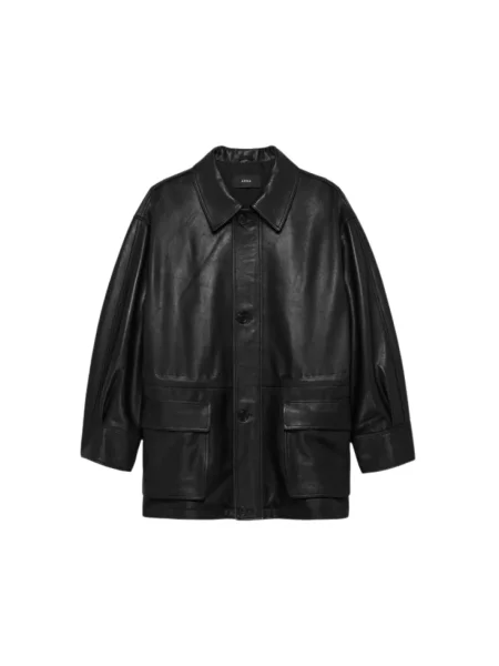 Kurtka skórzana Arma czarna