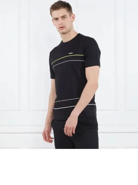 BOSS GREEN Tricou Tee 11 negru