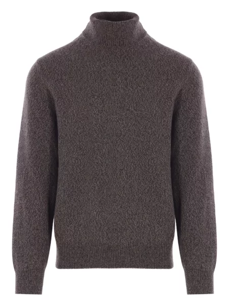 Кашмирен пуловер Agnona кафяво