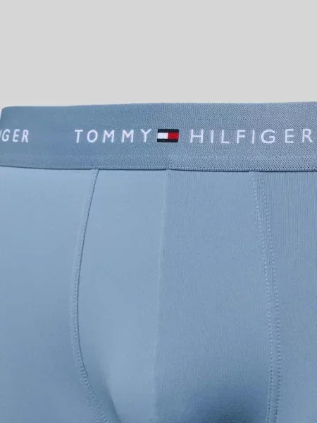 Piżama Tommy Hilfiger z autografem niebieska