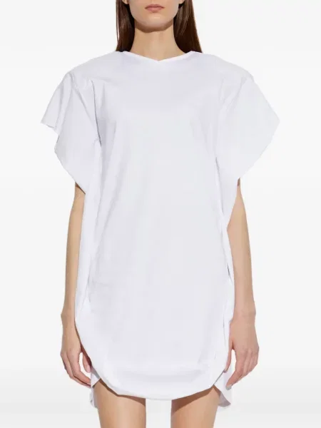 Rochie mini Iro cu volane alb