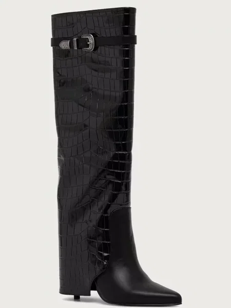 Just Cavalli cizme cu cui pentru femei negru