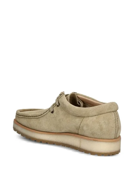 Велурени ниски обувки Clarks Originals с връзки