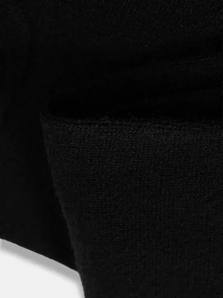 COACH Sál EMBOSSED KNIT MUFFLER' fekete