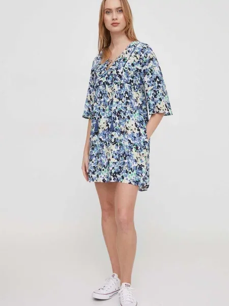 Obleka Pepe Jeans modra
