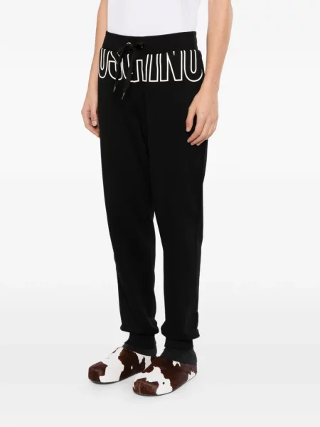 Τρέξιμο παντελόνι Moschino με σχέδιο μαύρο