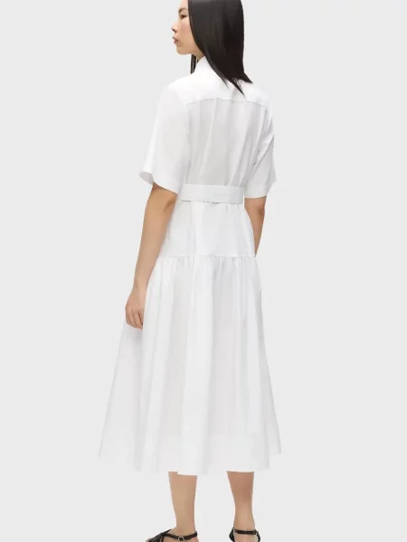 Платье-рубашка Karl Lagerfeld белое