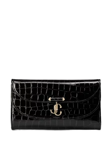 Geantă plic Jimmy Choo negru