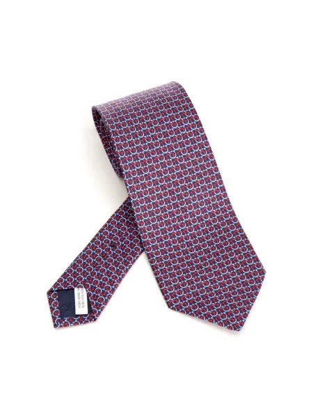 Krawat Ferragamo z nadrukiem
