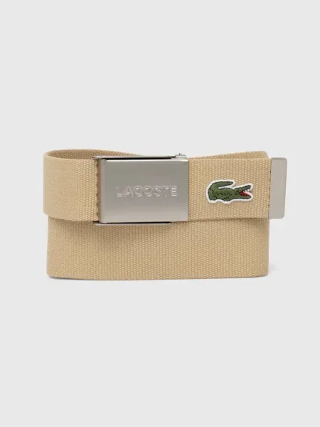 Lacoste curea barbati bej