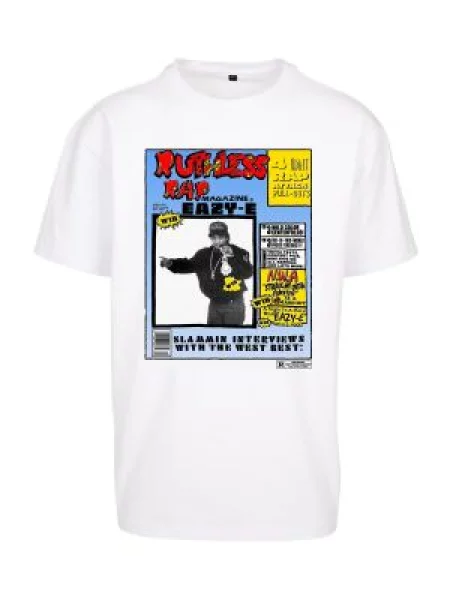 Mister Tee Tričko světlemodrá / žlutá / červená bílá