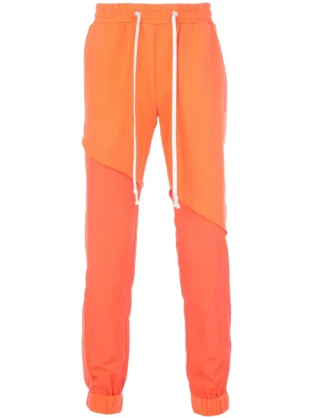 Pantaloni God's Masterful Children din material terry portocaliu