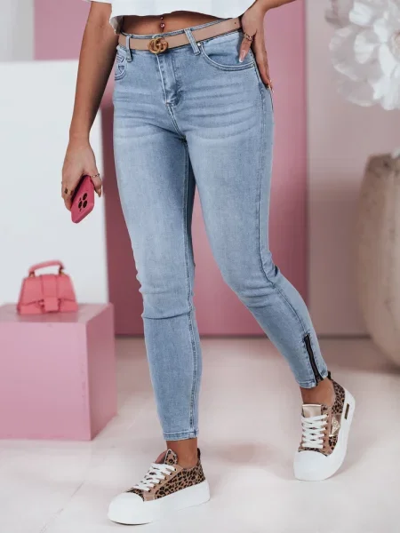Spodnie jeansowe skinny średni stan ZIPSTYLE Dstreet