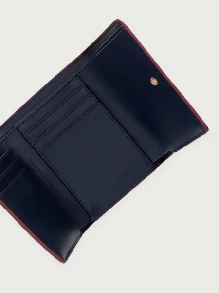 Portfel ze sztucznej skóry z detalem z logo Tommy Hilfiger