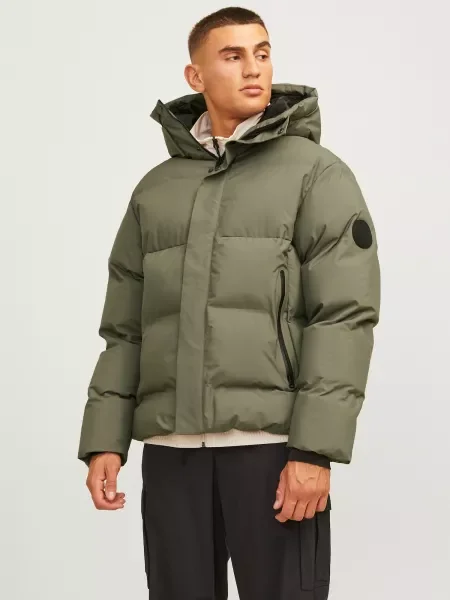 JACK & JONES Zimná bunda JCOAlpha olivová