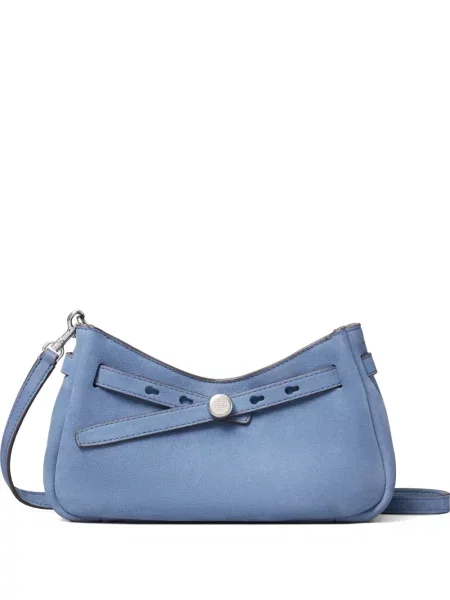 Top Tory Burch din nubuc albastru