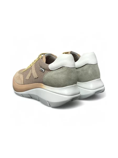 Sneakersy Callaghan skórzane beżowe