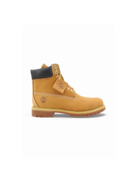 Botki Timberland wodoszczelne skórzane wiązane brązowe