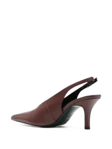 Pantofi cu toc Patrizia Pepe slingback maro