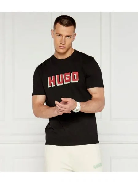 HUGO Tricou negru