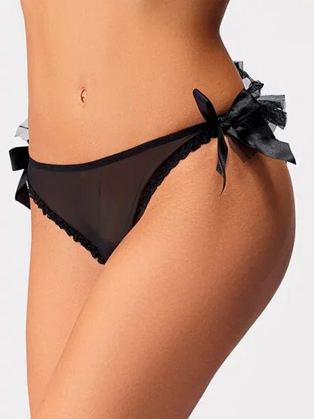 Женские однотонные трусики Труси_Anais_Gwen чорні