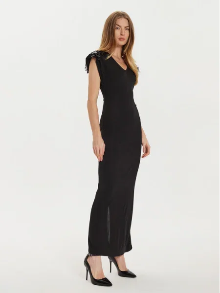 Bruuns Bazaar Koktejlové šaty Dorit čierna