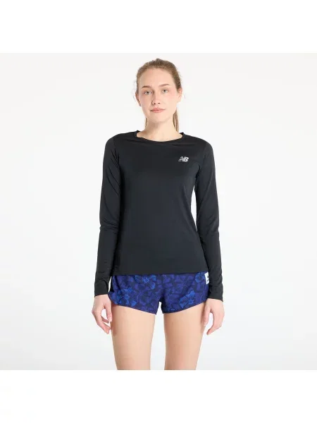 Tricou New Balance Sport Long Sleeve Black XS negru