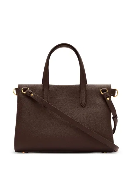 Καρό τσάντα shopper Burberry καφέ