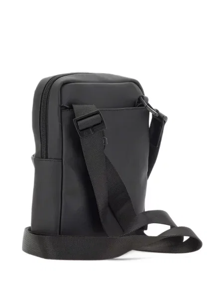 Crossbody torba Piquadro s printom crna