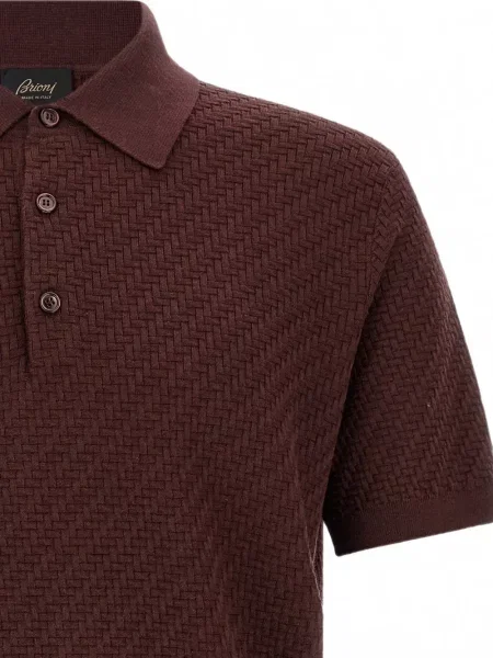 Tricou polo Brioni violet