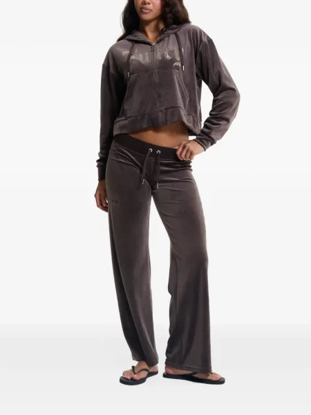 Pantaloni Juicy Couture alergare maro