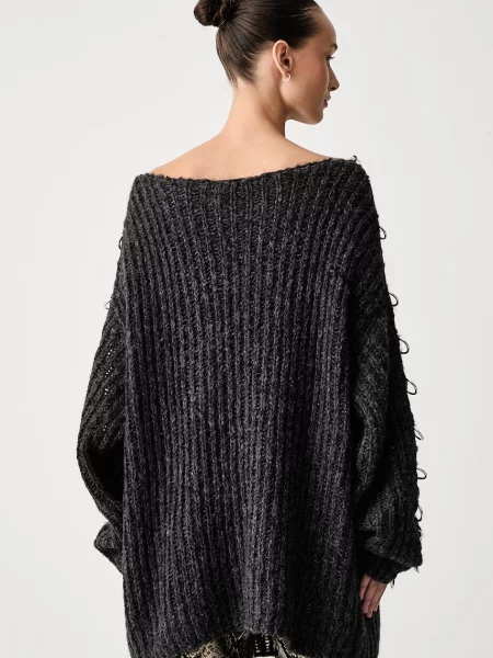 The Ragged Priest sweter szary