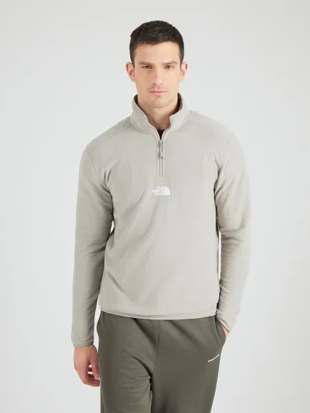 THE NORTH FACE Pulovere sport GLACIER fumuriu / alb gri