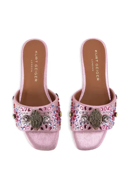 Sandale Kurt Geiger London fără toc roz