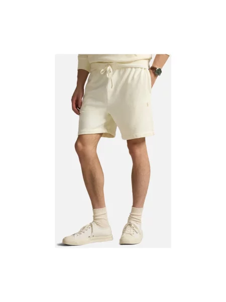 Bermudy Polo Ralph Lauren polarowe beżowe