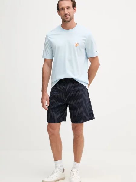 Tommy Hilfiger basic tričko SUMMER modré