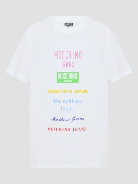 Футболка Moschino білий