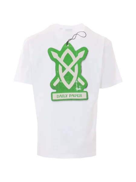 Tricou Daily Paper cu imagine alb