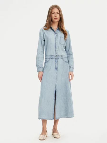 United Colors Of Benetton Джинсова сукня Голубий
