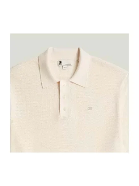Tricou polo G-star Raw alb