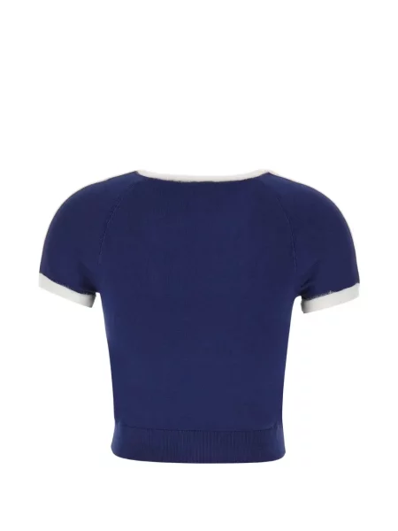 Top Adidas tricotate alergare albastru