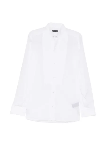 Gulerat cămașă Tom Ford alb